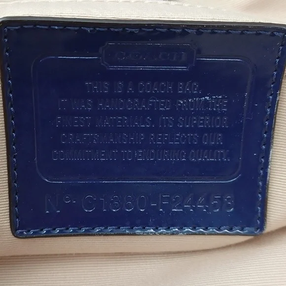 Coach Ikat Signature Vintage Carry All C1380-F24453 - Picture 10 of 15